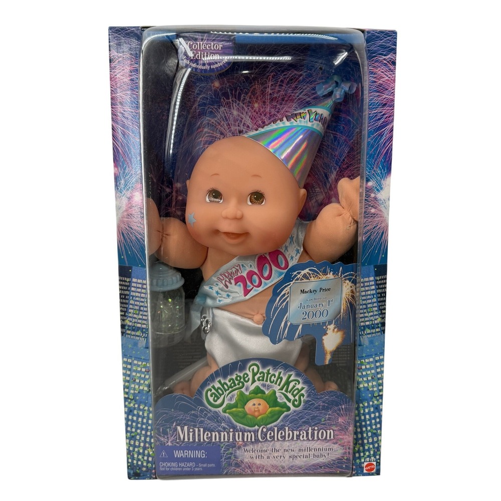 Cabbage Patch Kids Millennium Celebration Doll 2000 New Year Mattel Vintage NIB